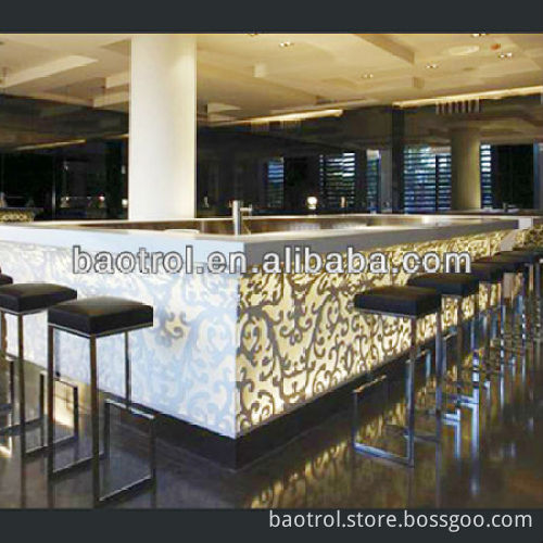 12 years fabricate table bar top with led light
